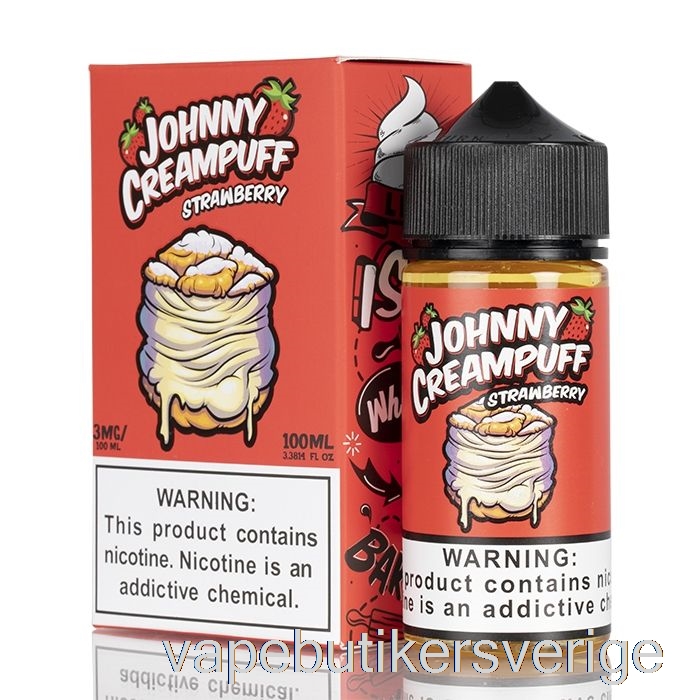 Vape Sverige Jordgubb - Johnny Creampuff - 100ml 0mg